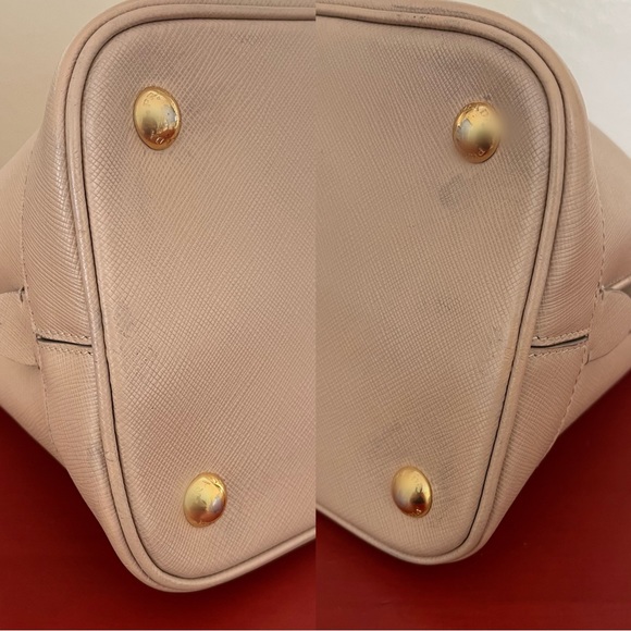 Prada Promenade Leather Saffiano Handbag - Picture 8 of 15